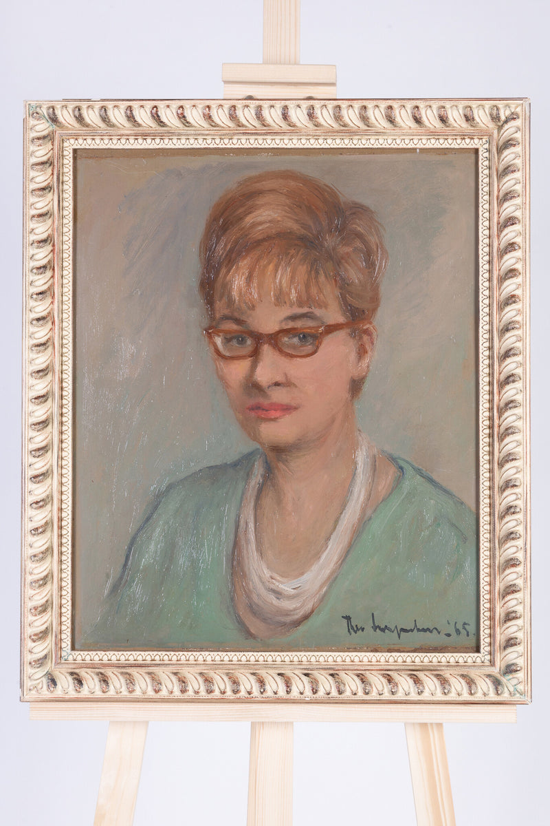 Theo Swagemakers, 'Portret van een vrouw', 1965-zoom-