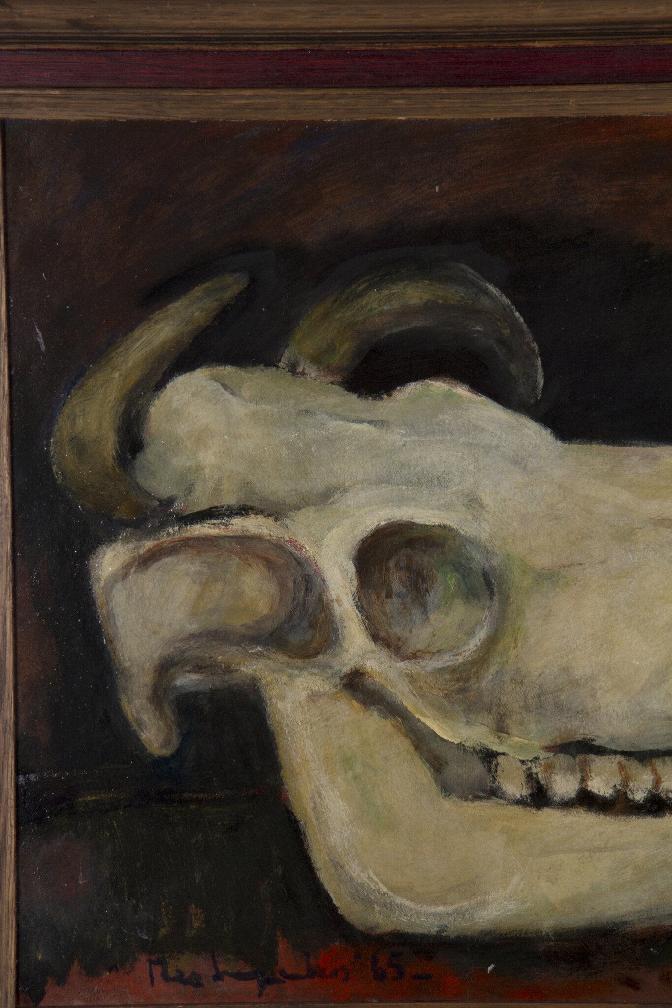 Theo Swagemakers, 'Stilleven van ossenkop', 1965-zoom-2