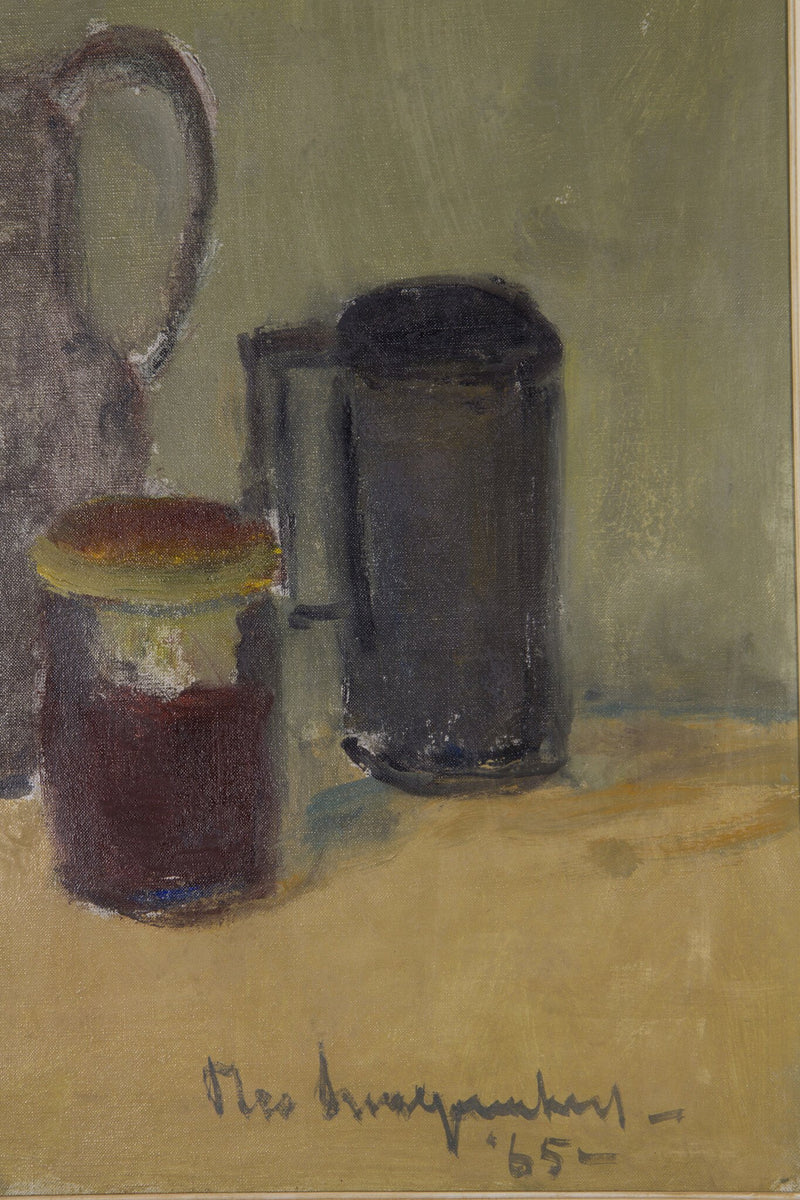 Theo Swagemakers, 'Stilleven met aardewerk', 1965-zoom-