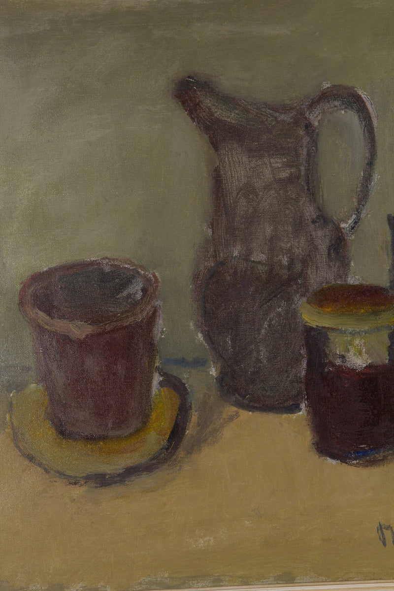 Theo Swagemakers, 'Stilleven met aardewerk', 1965-zoom-