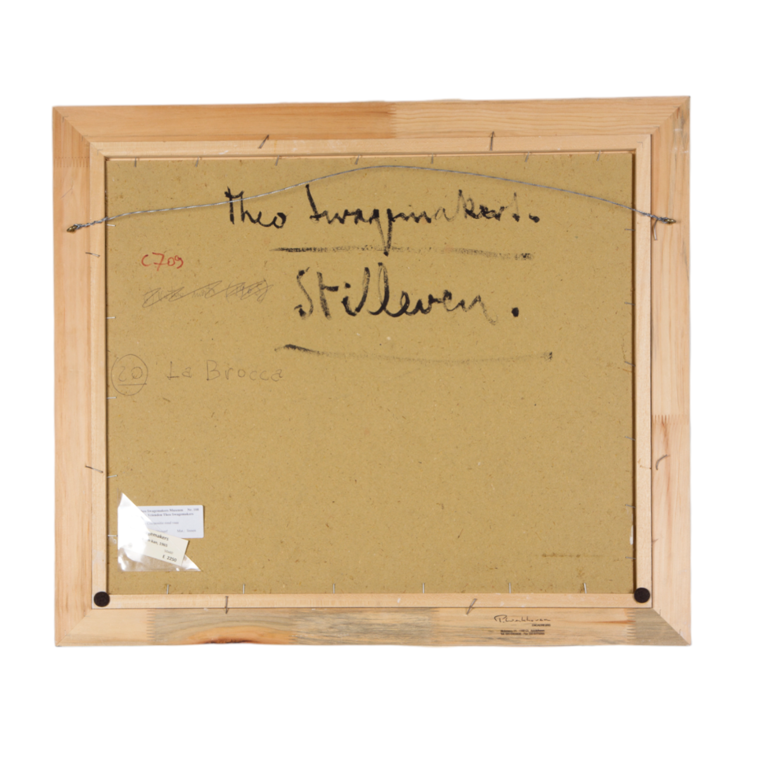 Theo Swagemakers, 'Stilleven met aardewerk', 1965