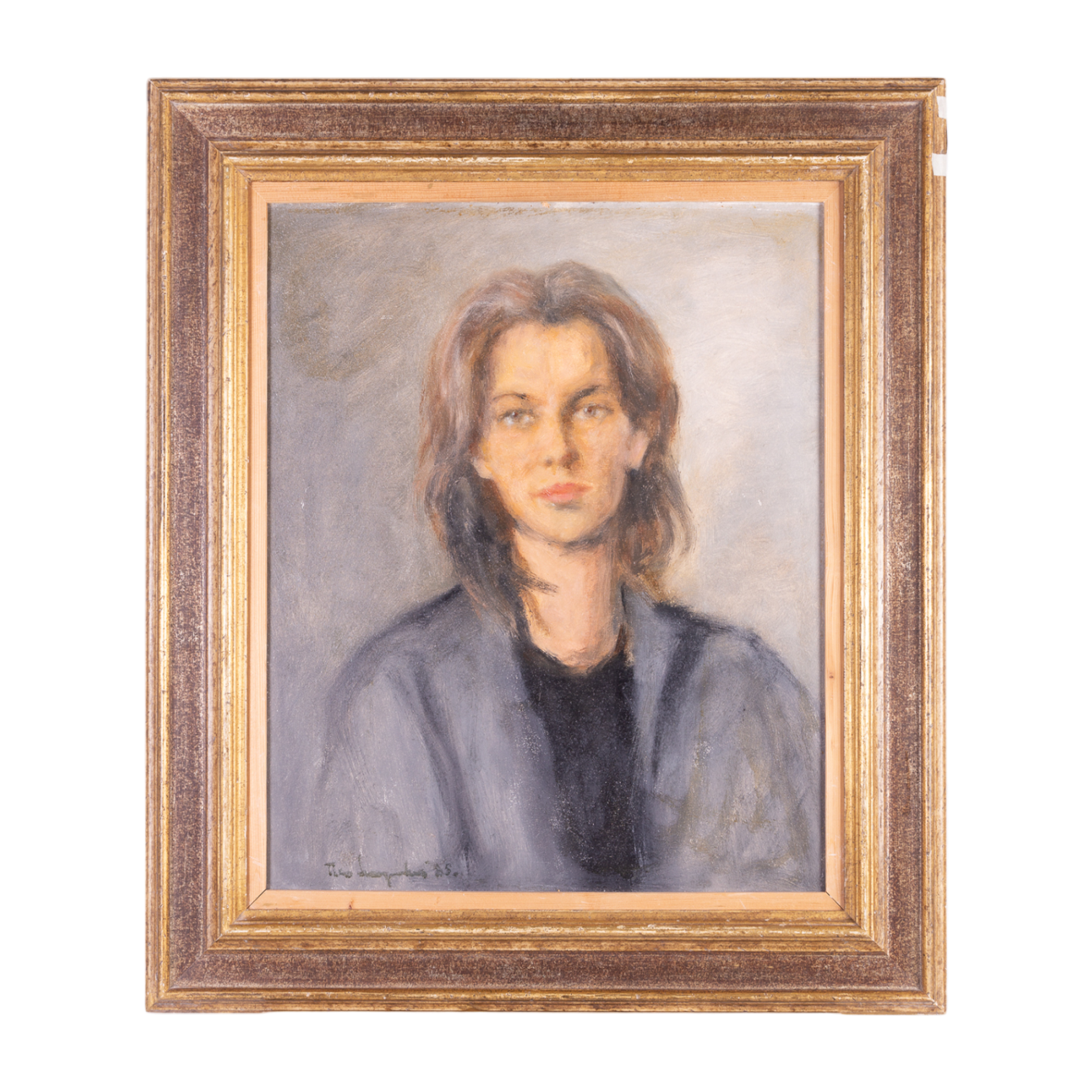 Theo Swagemakers, 'Portret van Loutje Dobbelman', 1985-1