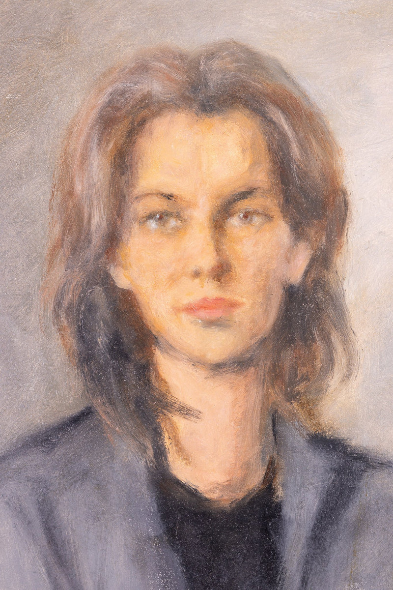 Theo Swagemakers, 'Portret van Loutje Dobbelman', 1985-zoom-