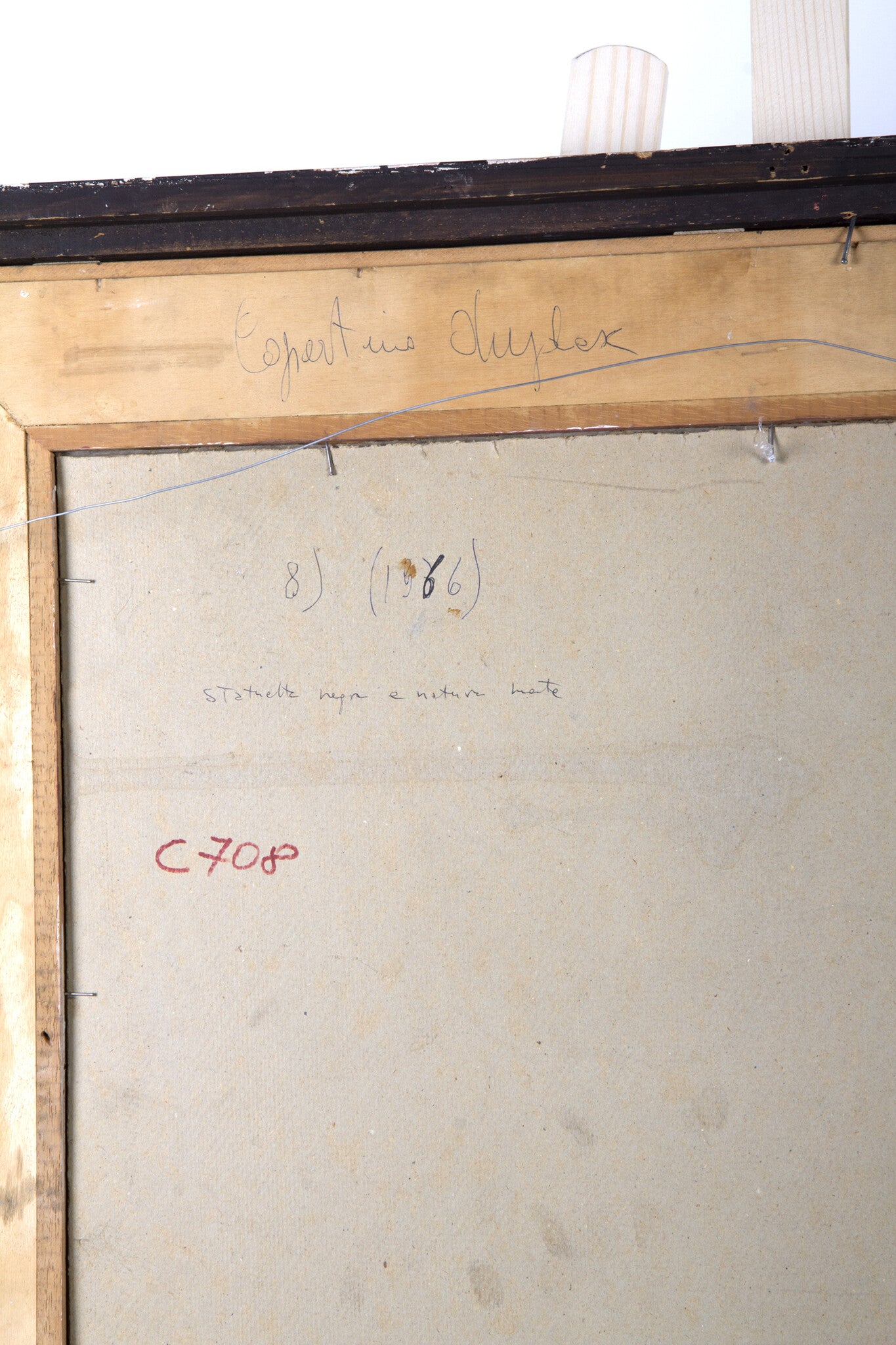 Theo Swagemakers, 'Stilleven houten beeld met schedel', 1966-6
