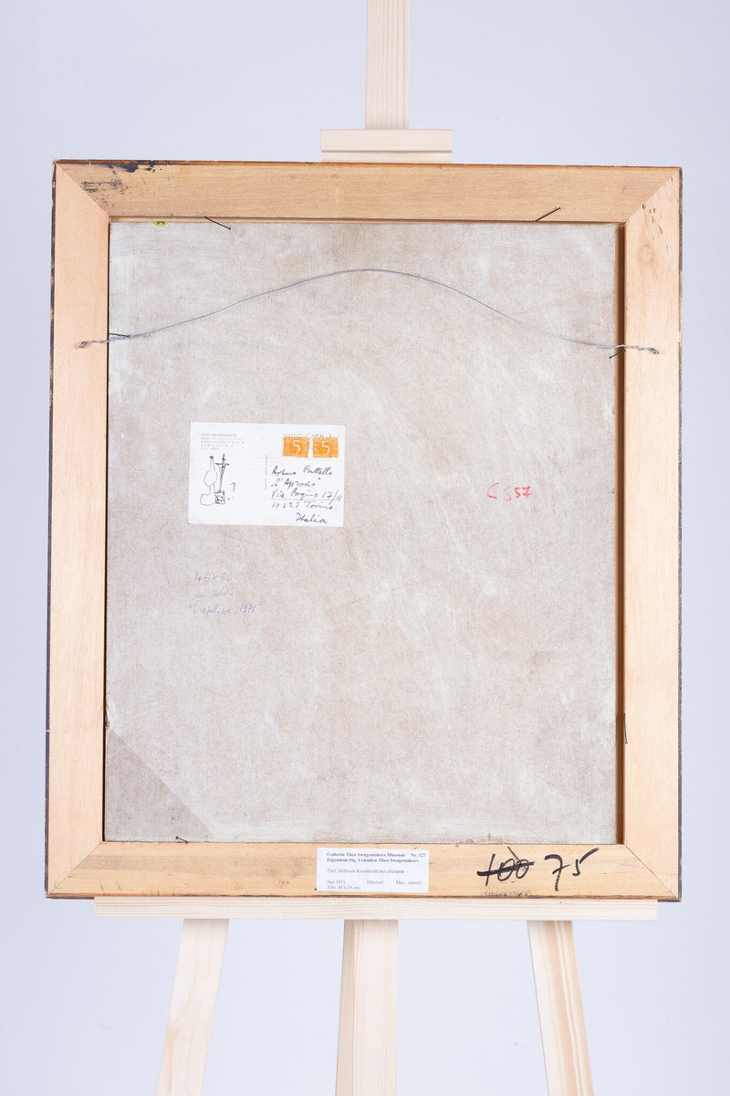 Theo Swagemakers, 'Stilleven kruisbeeld met olielamp', 1971-zoom-