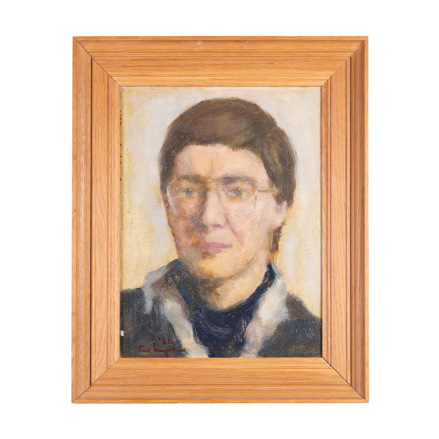 Theo Swagemakers, 'Portret van H. v.d. Wijst', 1981