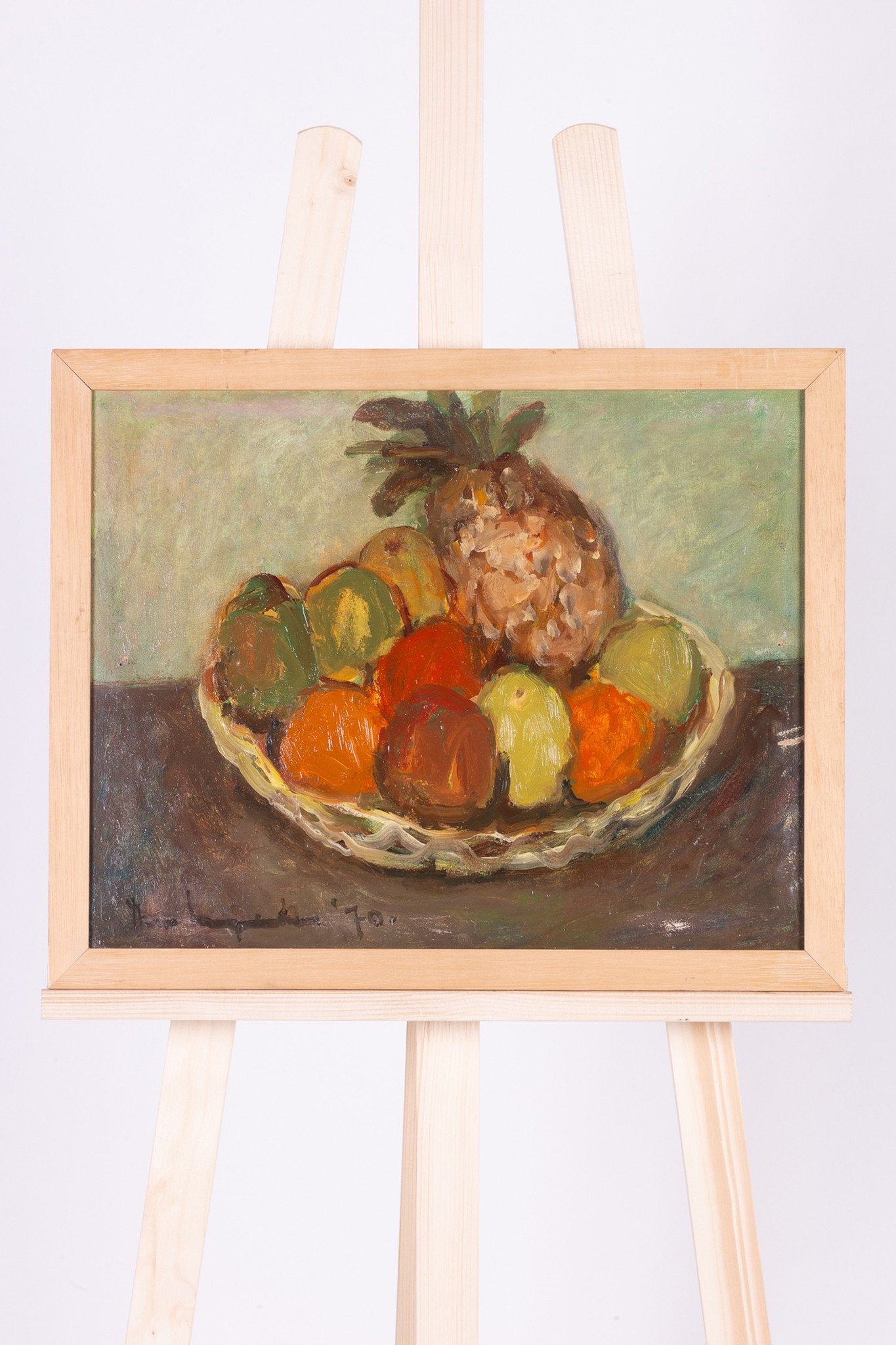 Theo Swagemakers, 'Stilleven mand met fruit', 1970-8