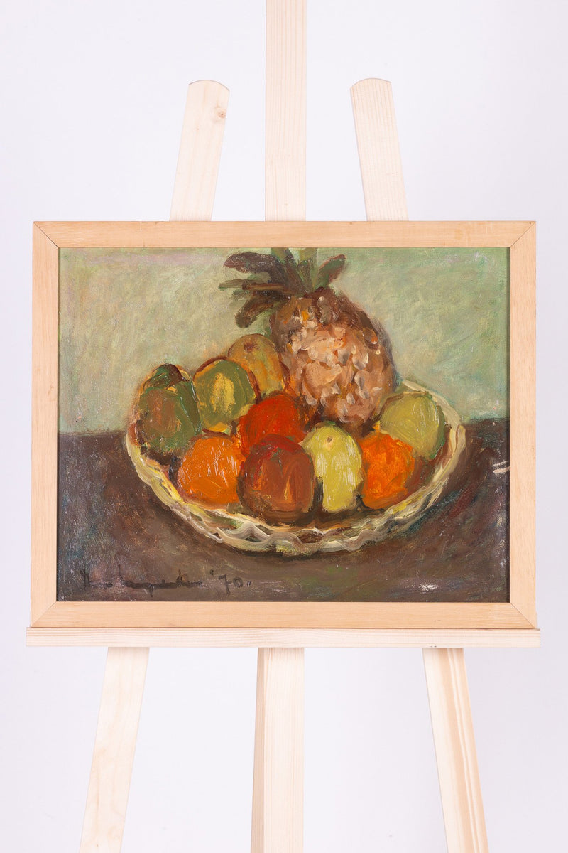 Theo Swagemakers, 'Stilleven mand met fruit', 1970-zoom-