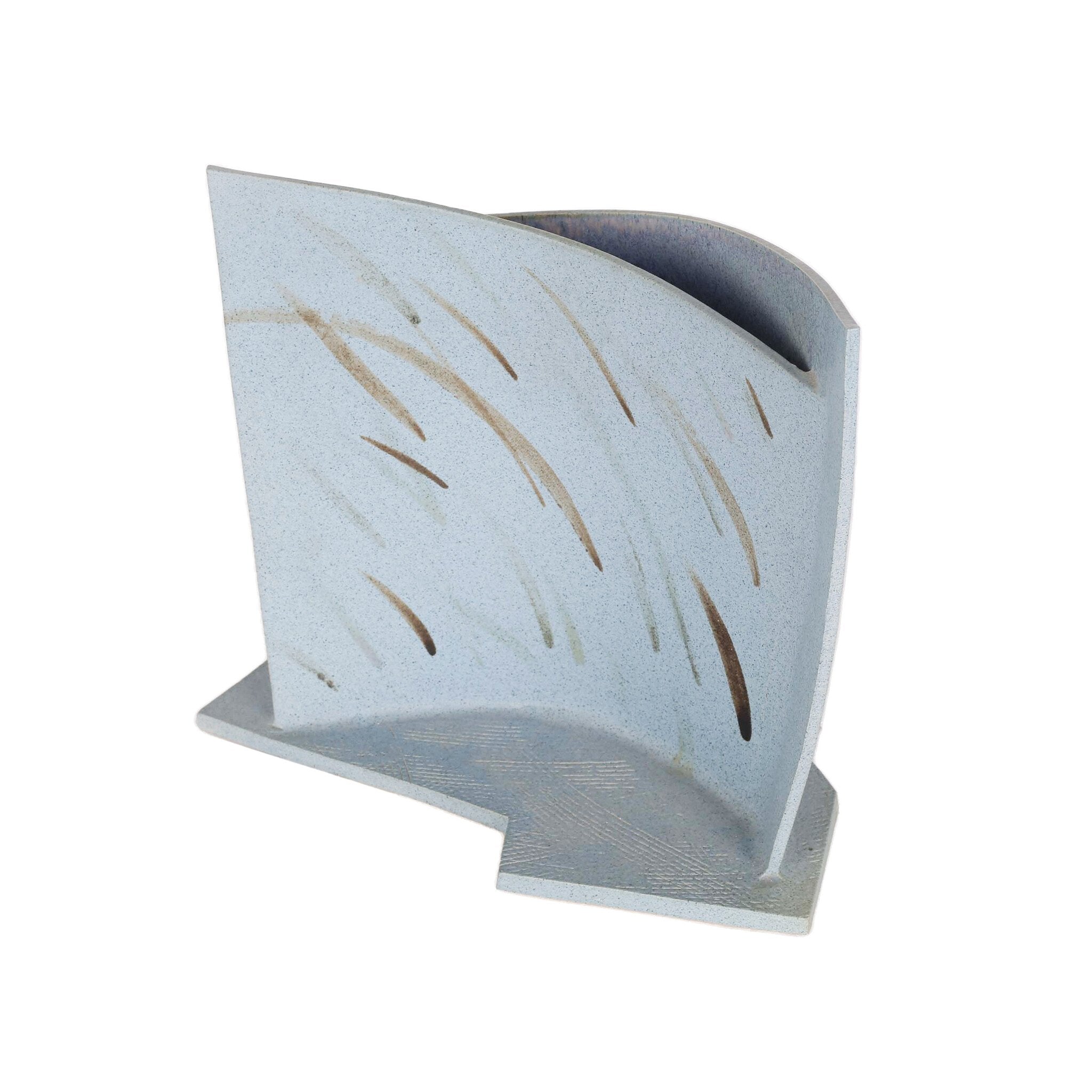 A. de Graaf- v.d. Gaag, 'Vleugelsculpture blauw gespikkeld'-zoom-2