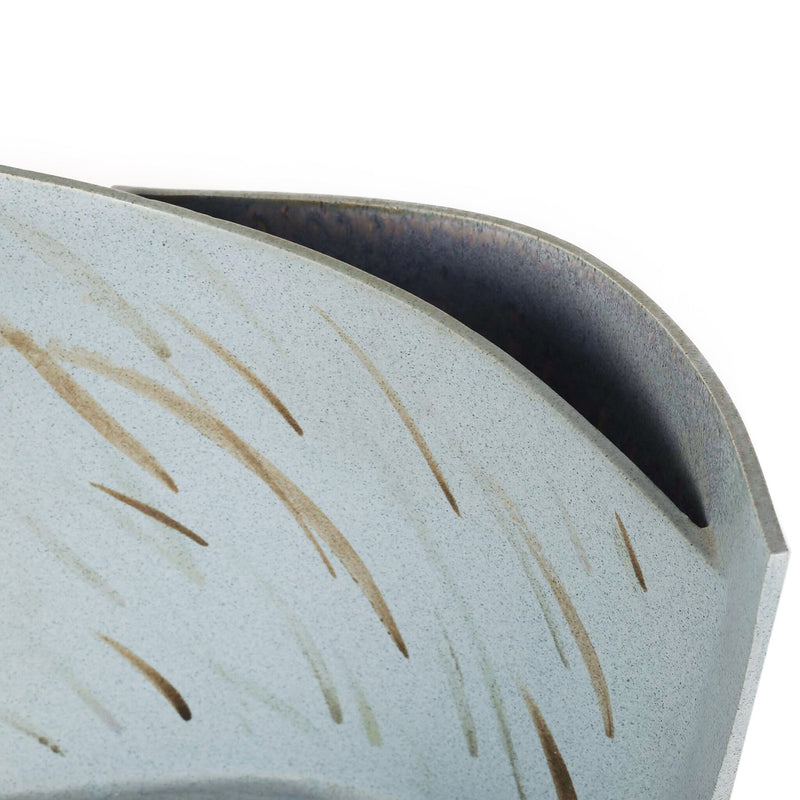 A. de Graaf- v.d. Gaag, 'Vleugelsculpture blauw gespikkeld'-zoom-