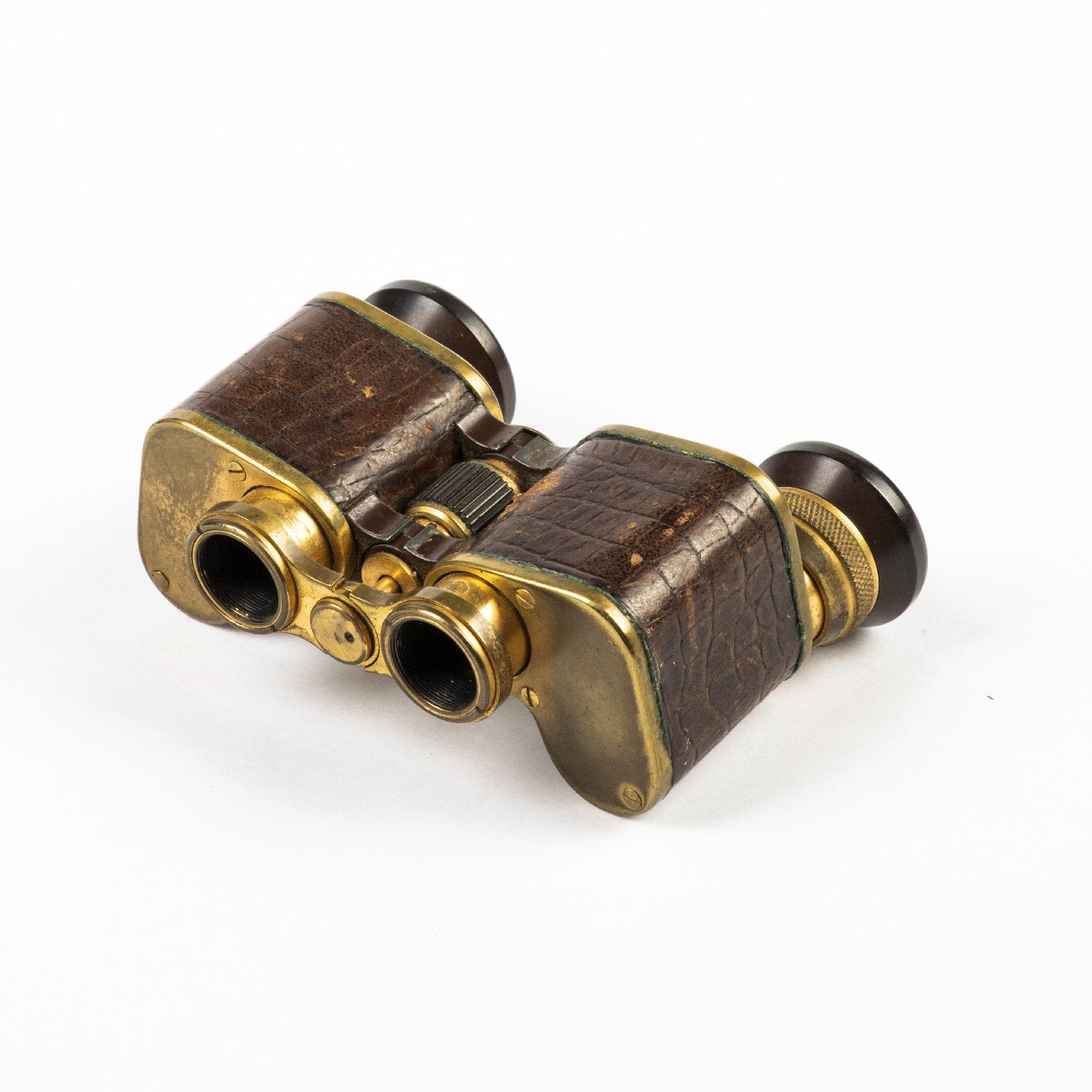 Voigtländer toneelkijker met leer, 1850-1900-6