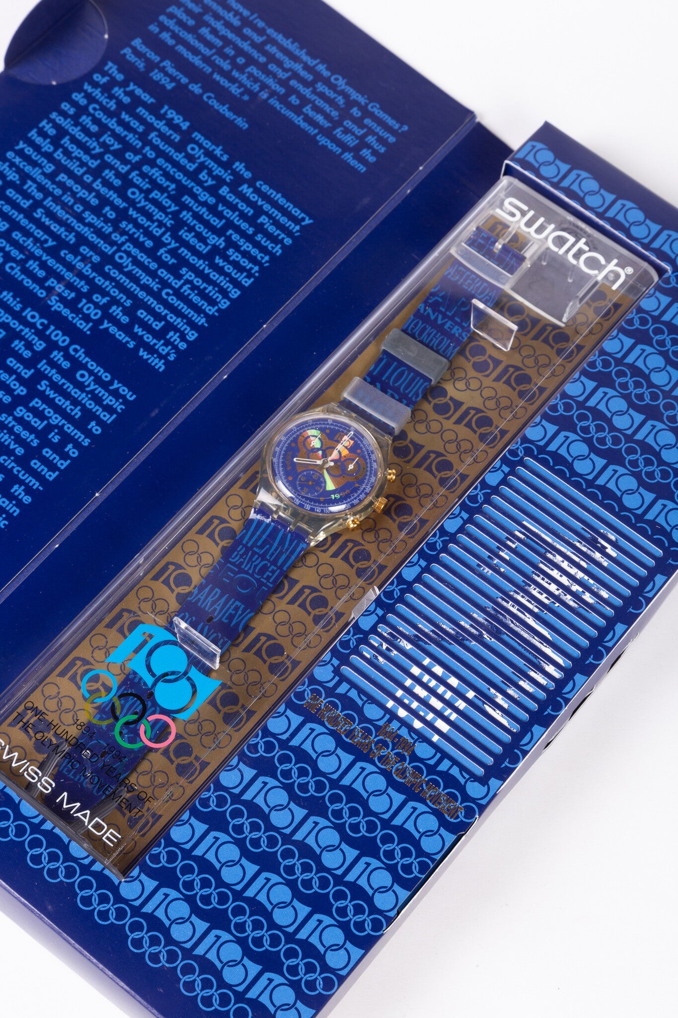 Swatch '1894-1994 One Hundred Years of the Olympic Movement', 1994-zoom-2