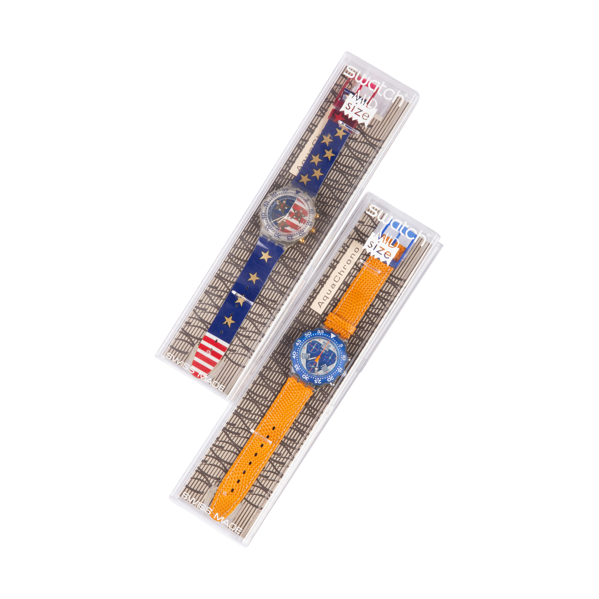 Swatch 'American Dream', 'Aquachrono Orange Juice', 1994-1995-1