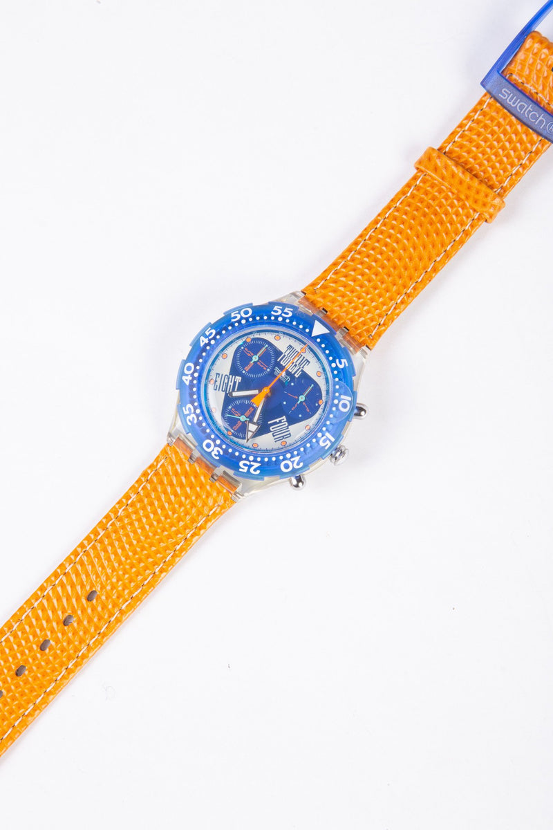 Swatch 'American Dream', 'Aquachrono Orange Juice', 1994-1995-zoom-