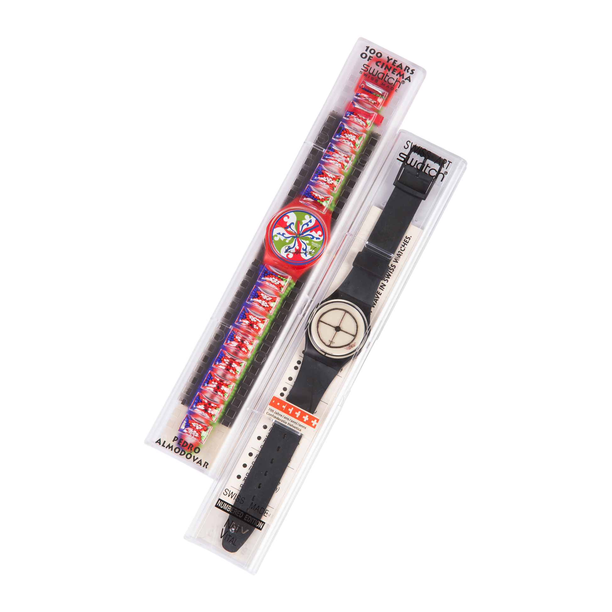 Swatch, 'Despiste- Pedro Almodóvar', 'Wheel Animal- Not Vital', 1991/1995-1