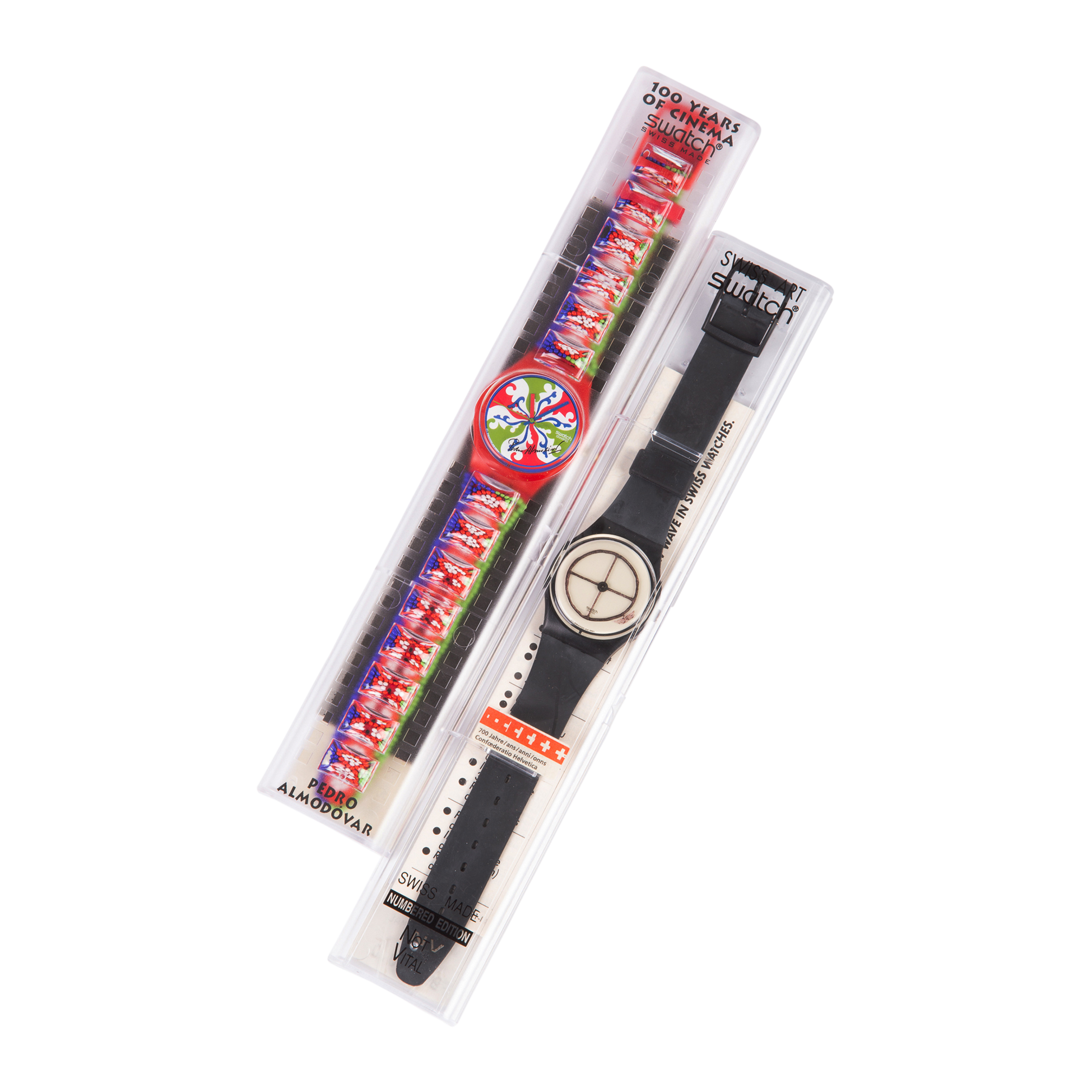 Swatch, 'Despiste- Pedro Almodóvar', 'Wheel Animal- Not Vital', 1991/1995