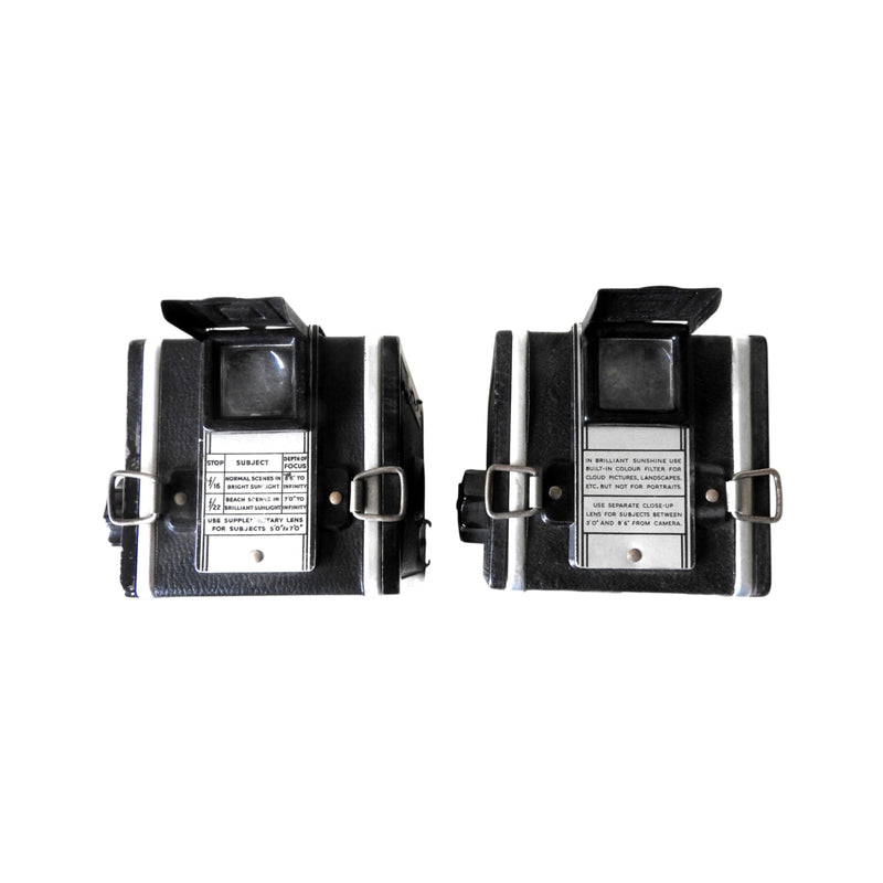 Twee Coronet camera's, 20e eeuw-zoom-
