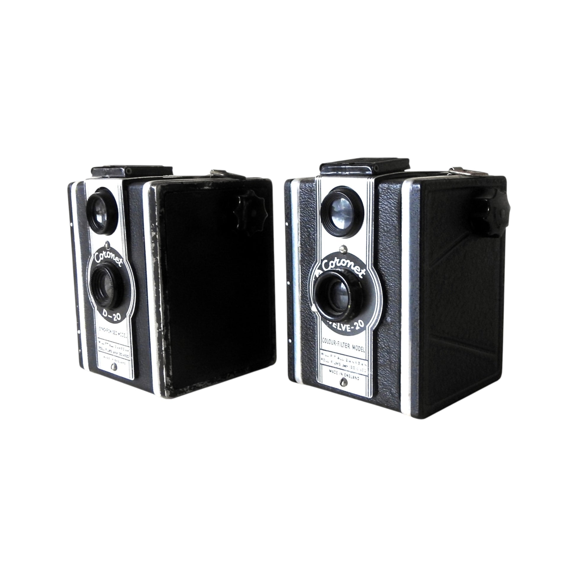 Twee Coronet camera's, 20e eeuw-1
