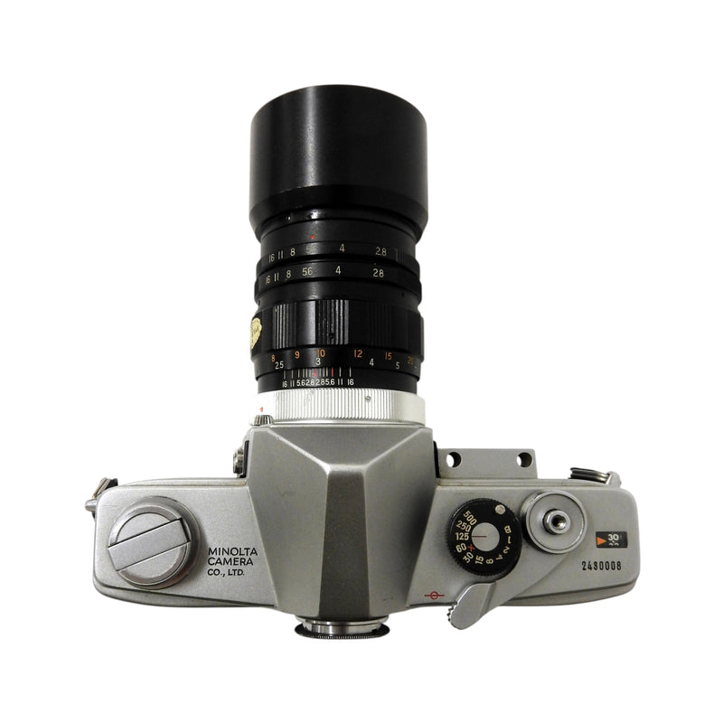 Minolta SR1 kleinbeeldcamera met twee lenzen, 1960-zoom-