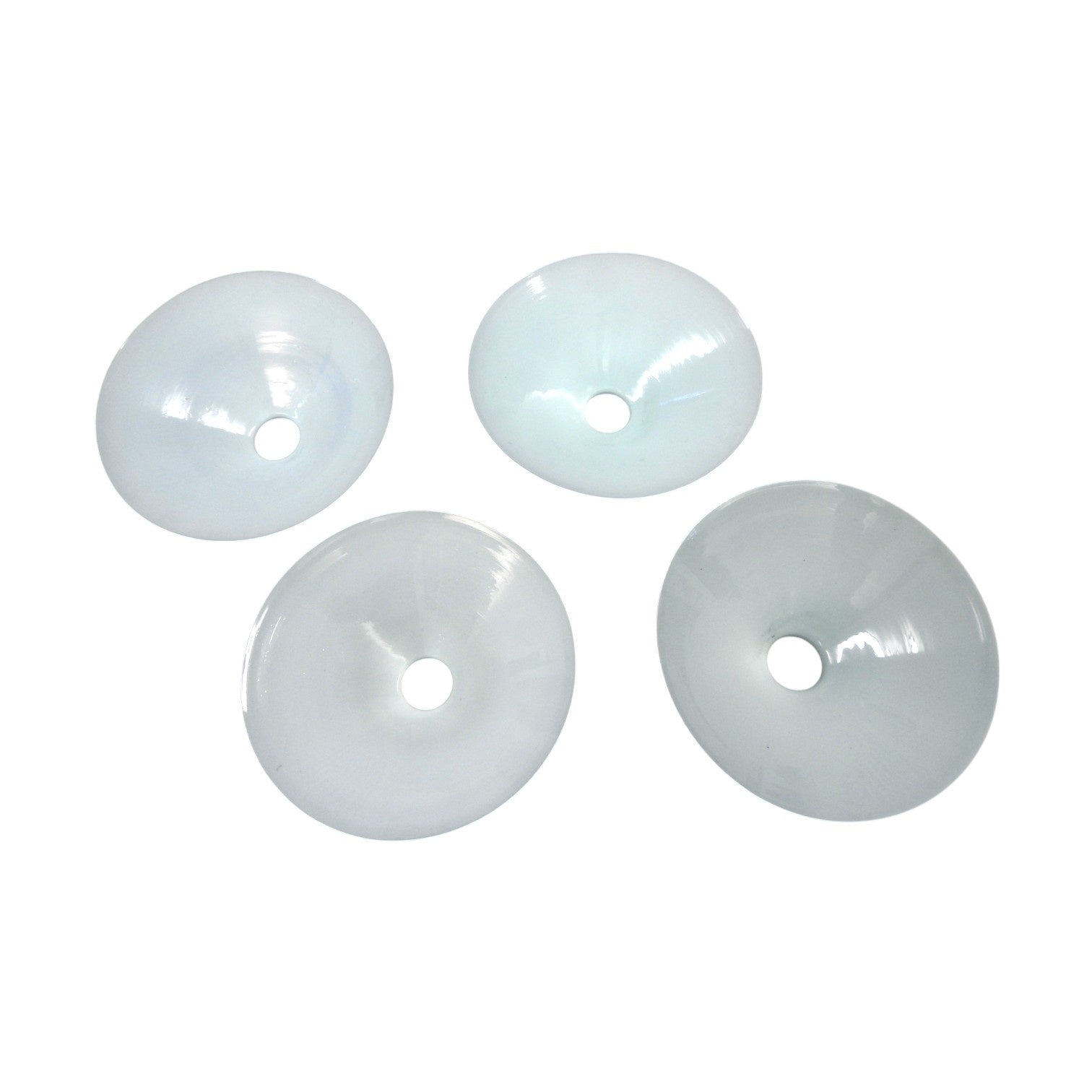 Vier glazen lampenkapjes, 1920