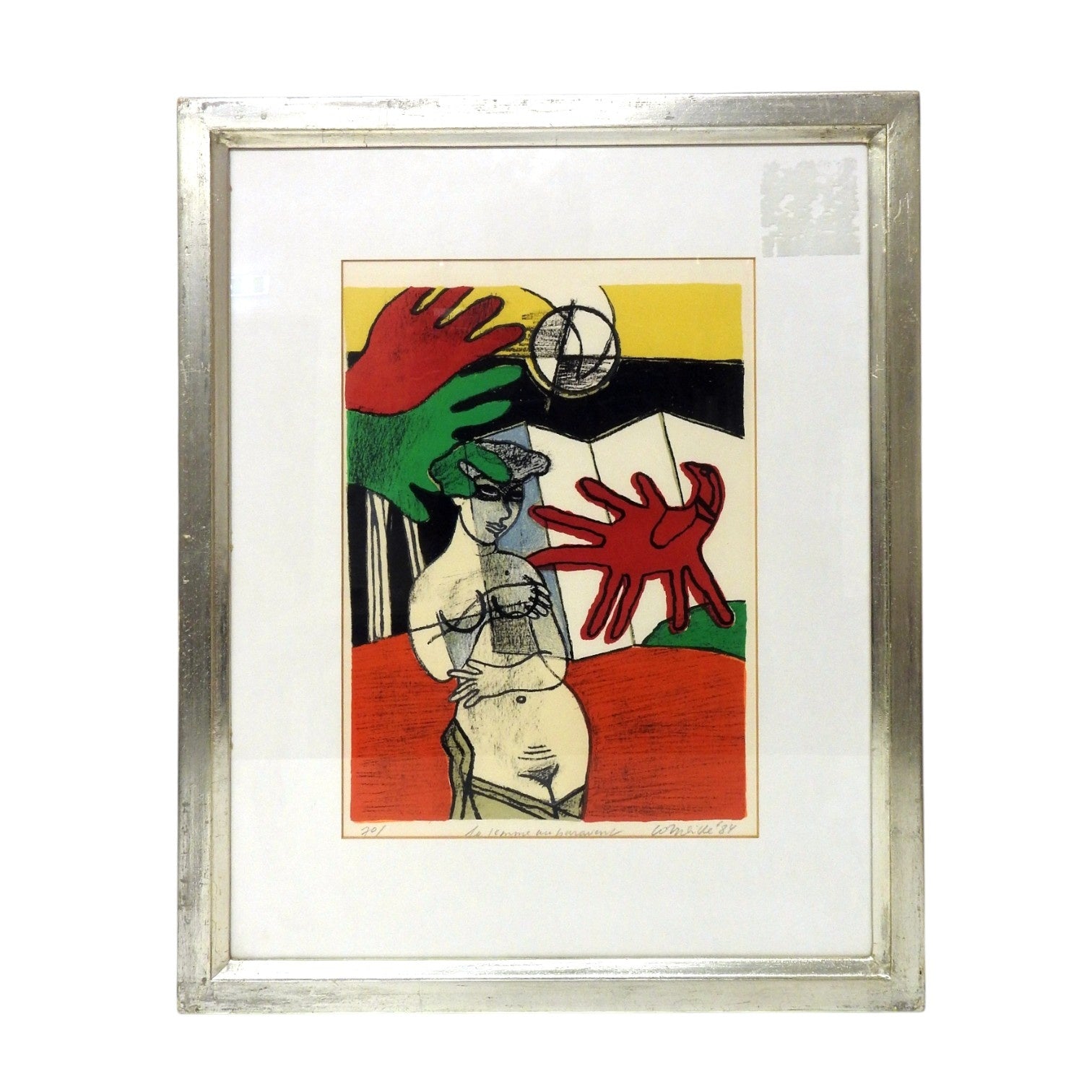 Corneille, 'La femme au paravent', 1984