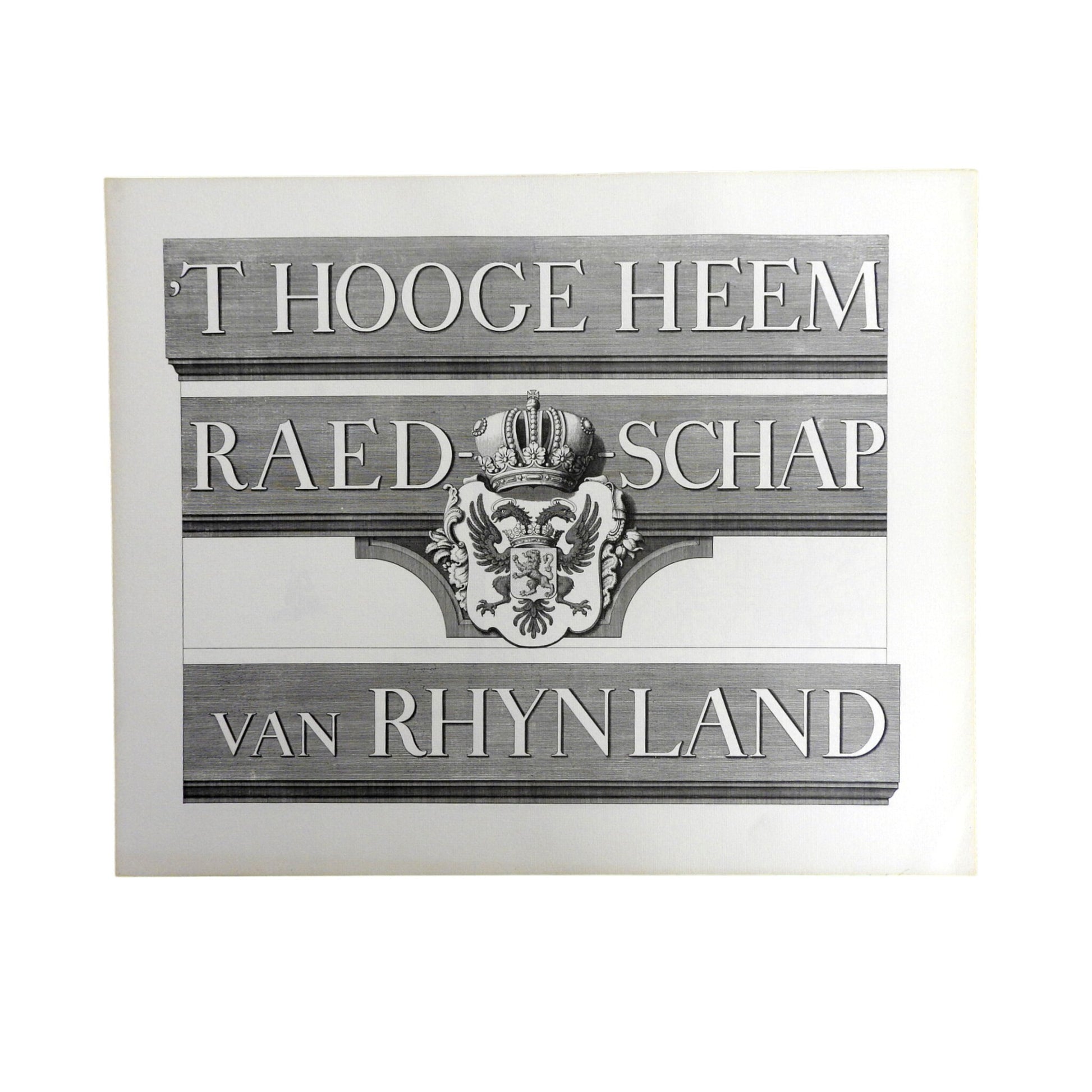 Reproductie van 'Kaartboek van Rijnland, 1746'; 1969-3