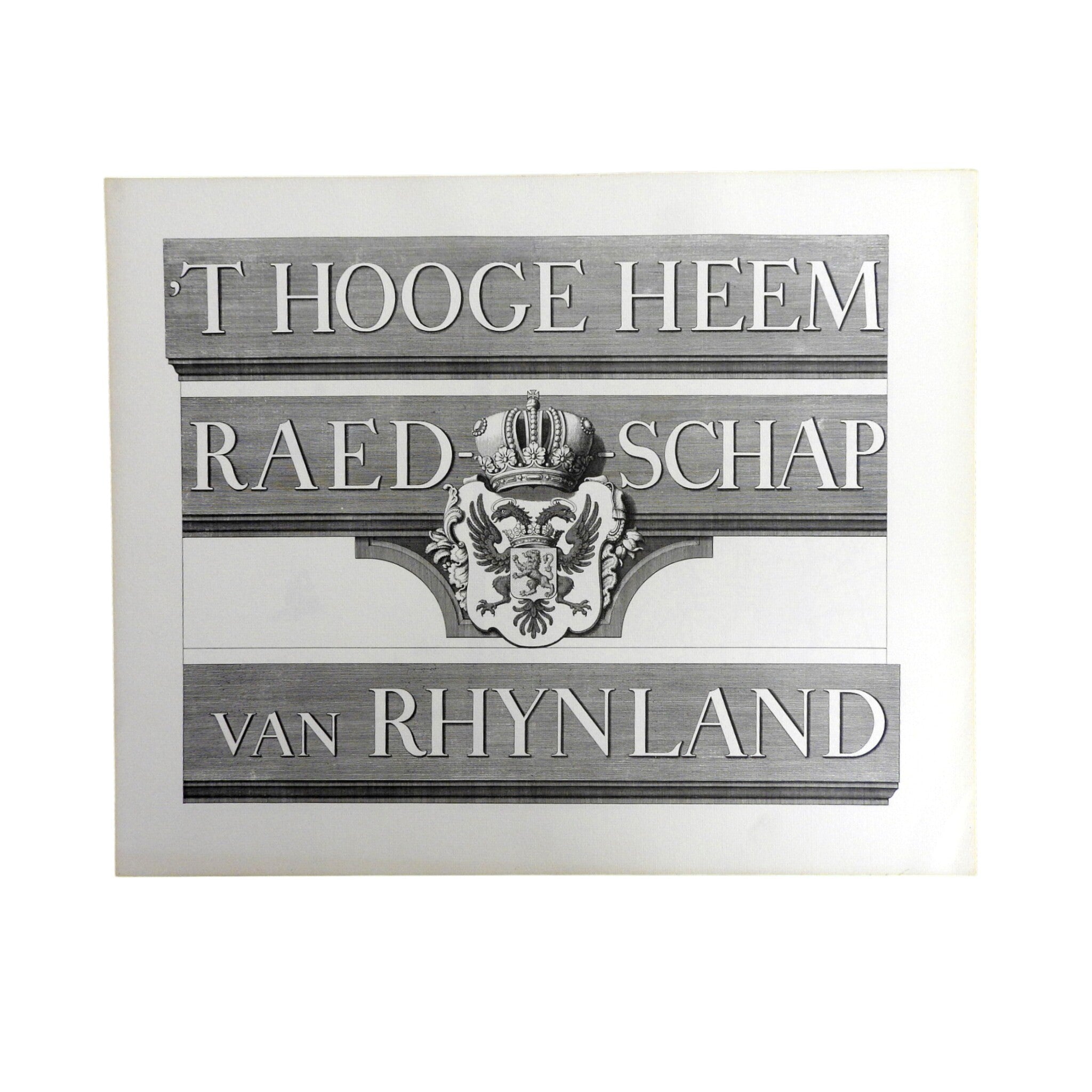 Reproductie van 'Kaartboek van Rijnland, 1746'; 1969-zoom-3