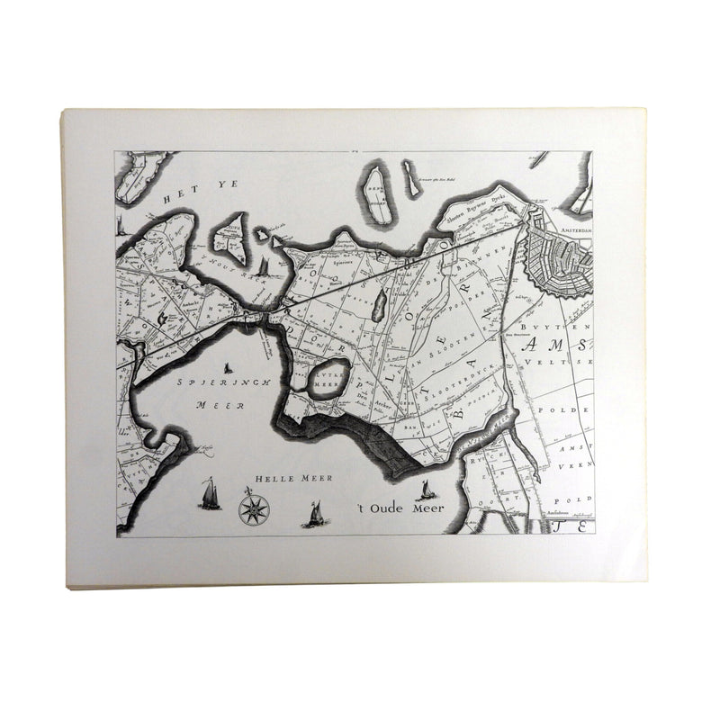 Reproductie van 'Kaartboek van Rijnland, 1746'; 1969-zoom-