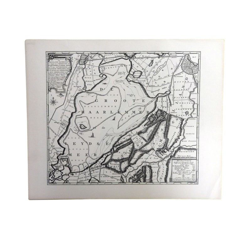 Reproductie van 'Kaartboek van Rijnland, 1746'; 1969-zoom-