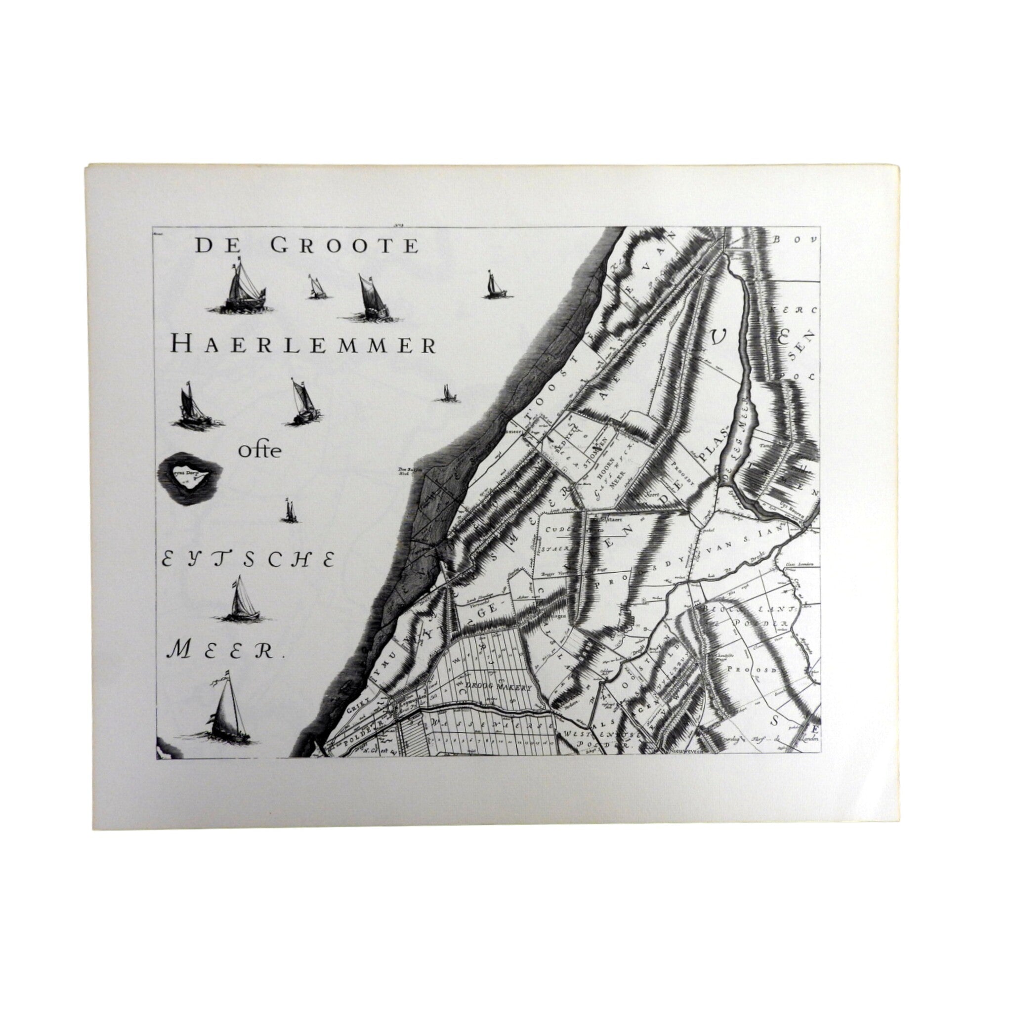 Reproductie van 'Kaartboek van Rijnland, 1746'; 1969-zoom-8