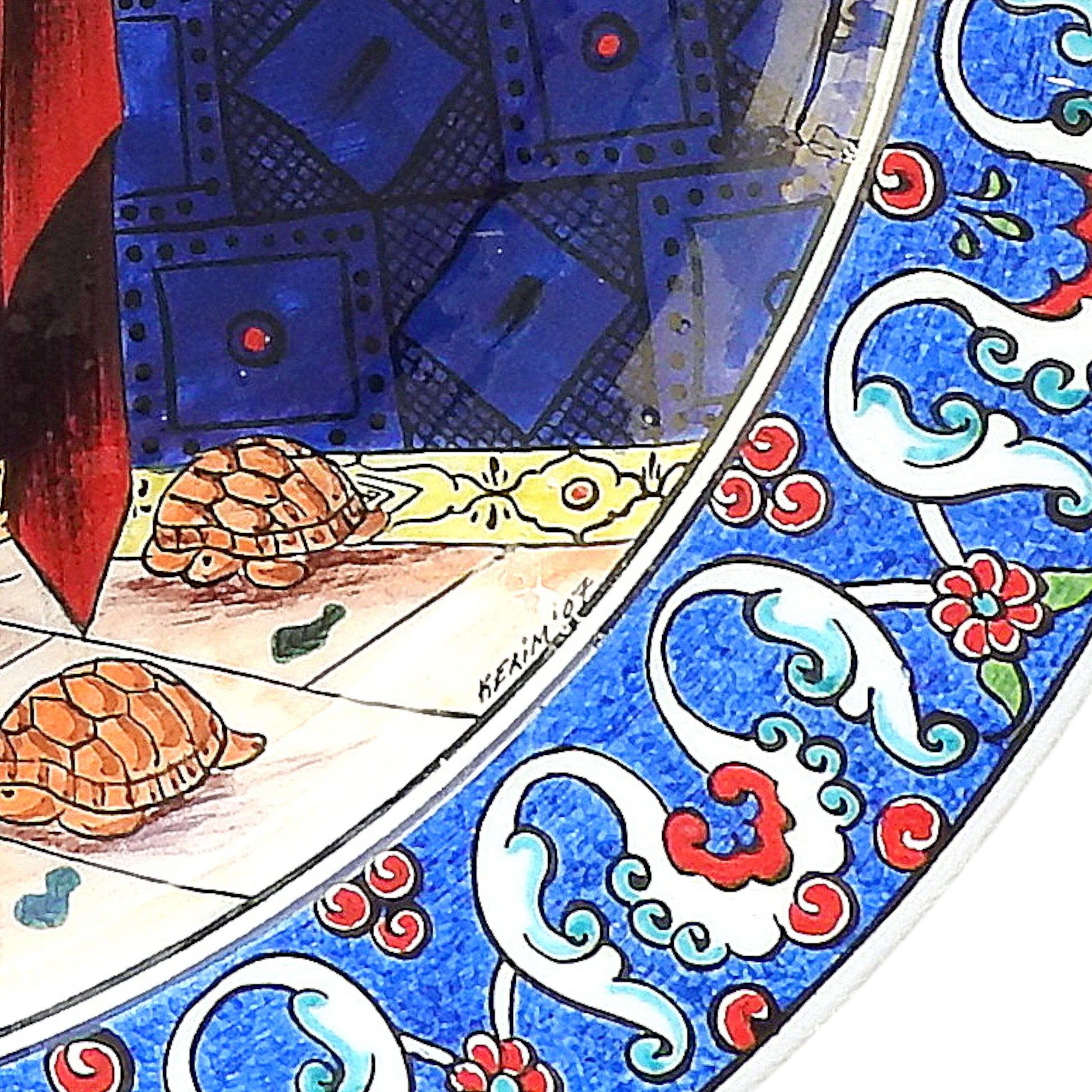 Turks wandbord 'De Schildpaddentemmer', 2007-3