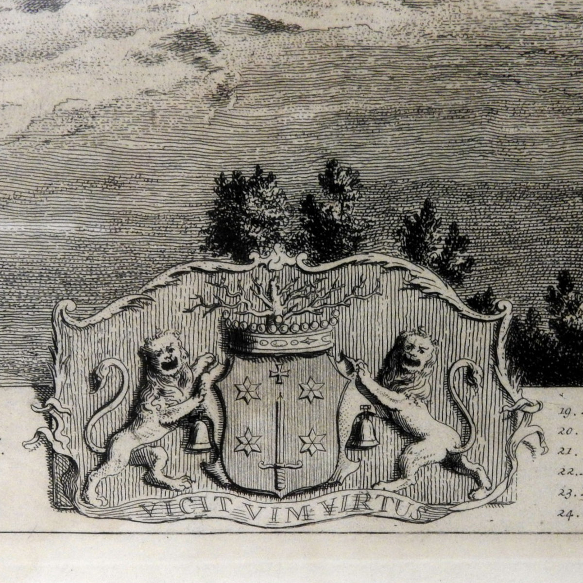 Prent ‘Haarlem aan de West-zyde’, 1764-3