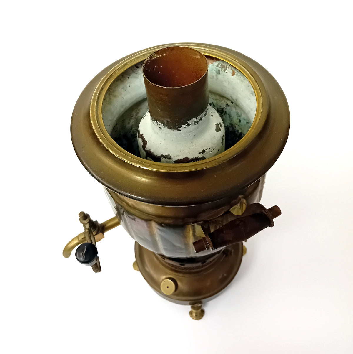 Antieke Russische samovar, ca 1900-zoom-3