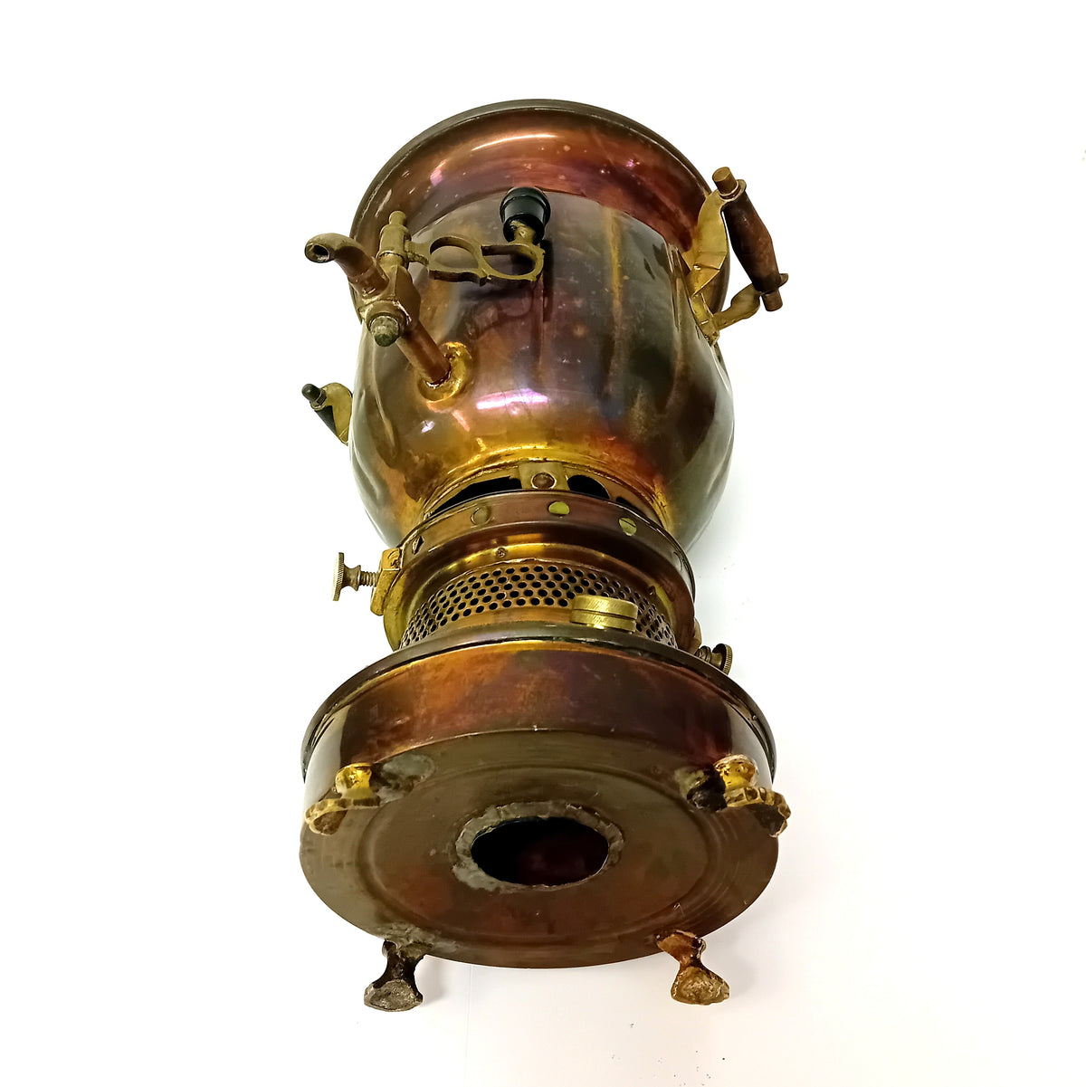 Antieke Russische samovar, ca 1900-zoom-4