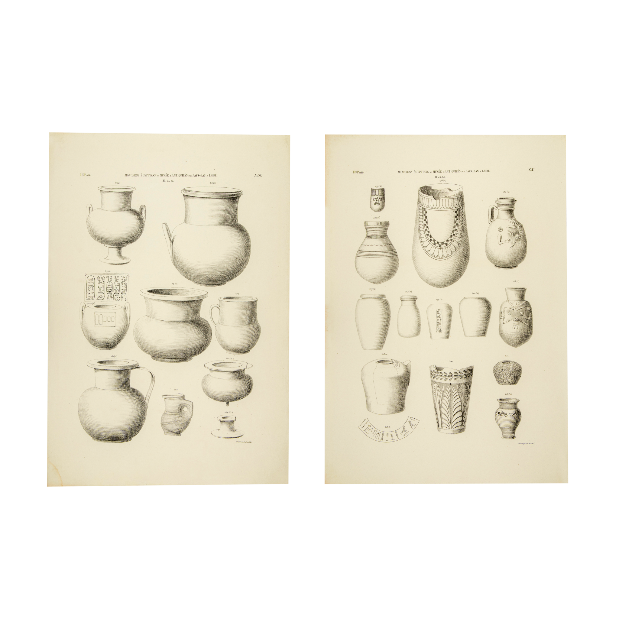 Set litho's van Egyptische vazen-zoom-1