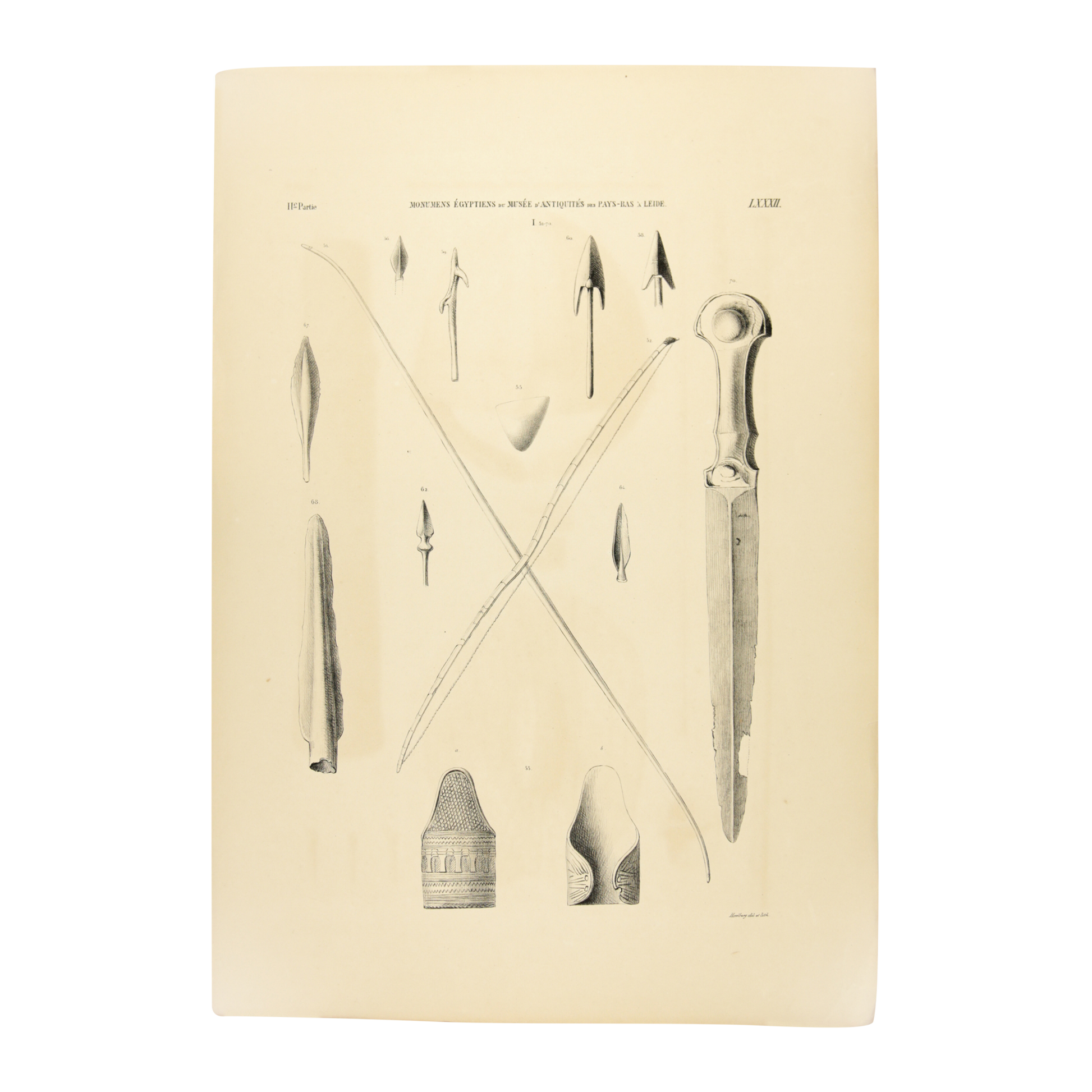 Litho's van Egyptische wapens en gereedschap-3