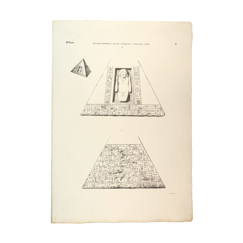 Twee litho's met Piramidion-zoom-