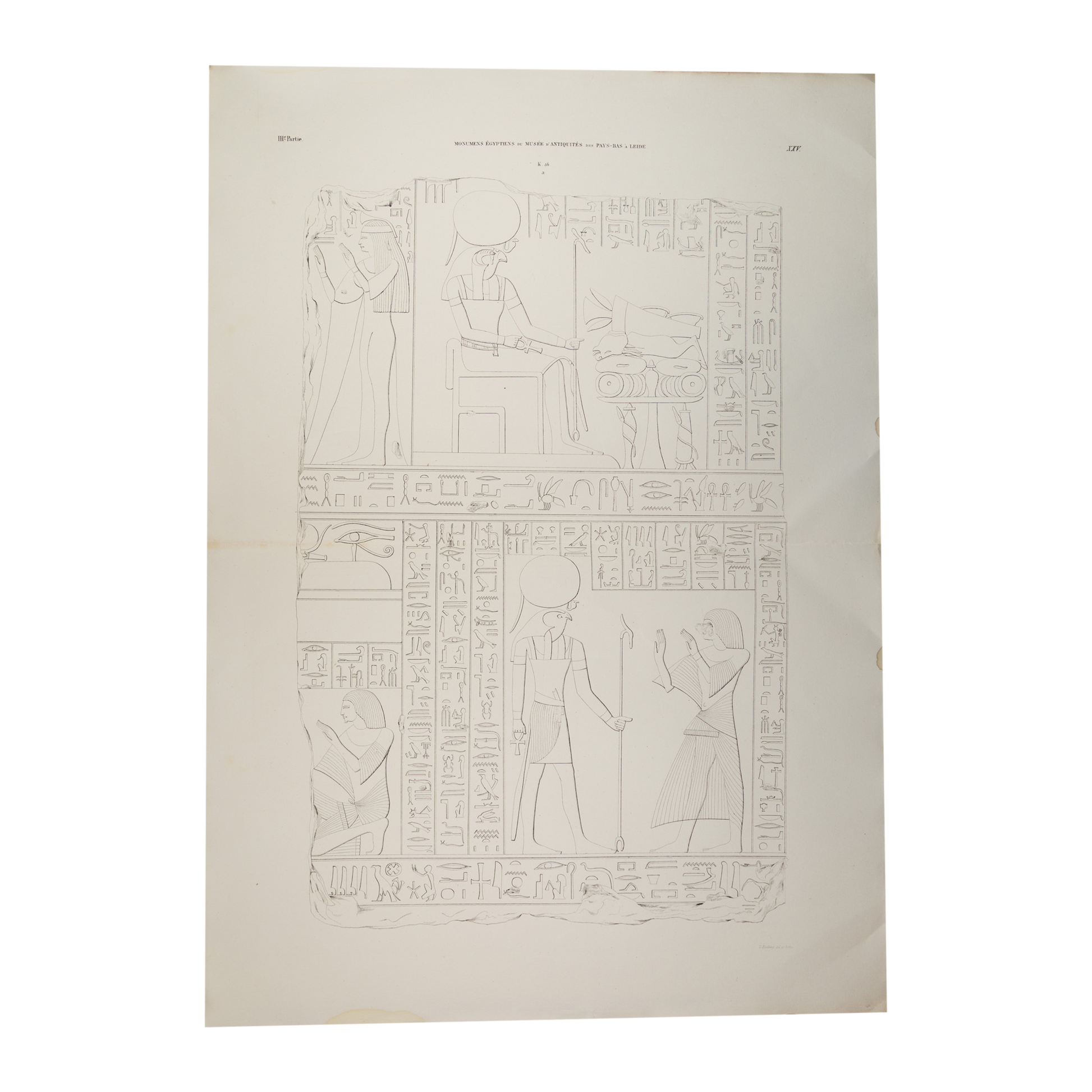 Litho's Egyptische reliëfs van Ptahmes-6