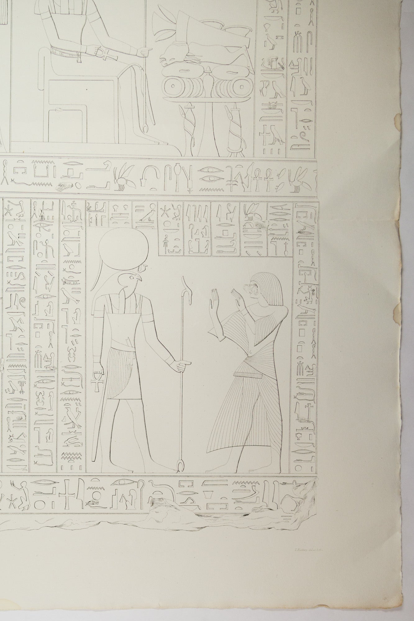 Litho's Egyptische reliëfs van Ptahmes-zoom-9