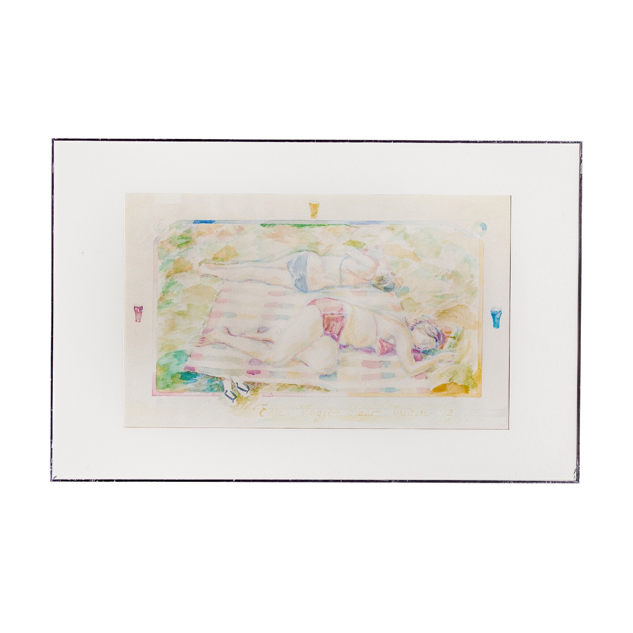 Peter Kouthoofd, 'Een dagje naar buiten (2)'; 1985-zoom-1