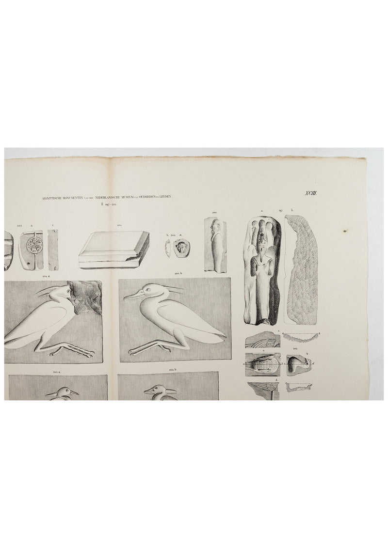 Litho van Egyptische gietvormen, 1840-zoom-
