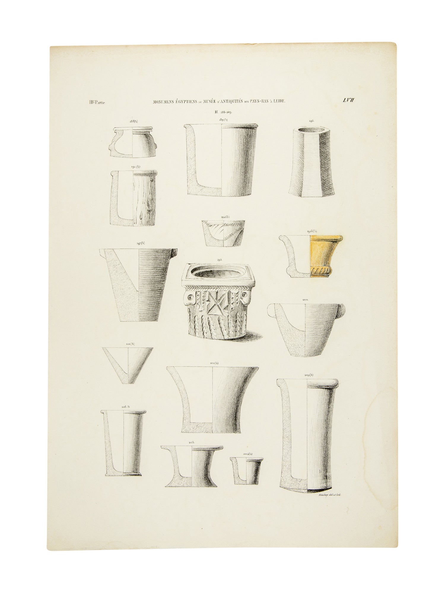 Litho Egyptische potjes, 1840-zoom-3