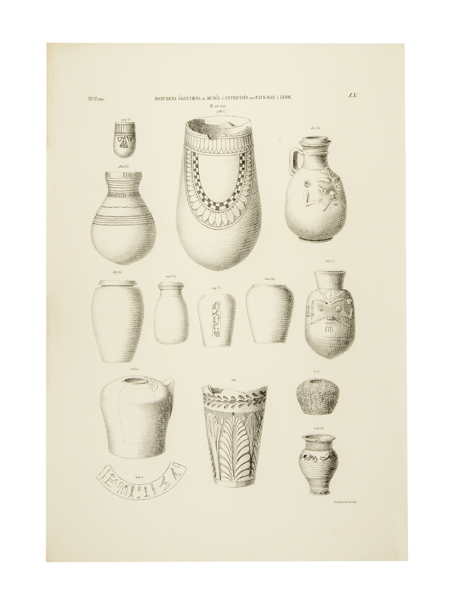 Set litho's van Egyptische vazen-zoom-3