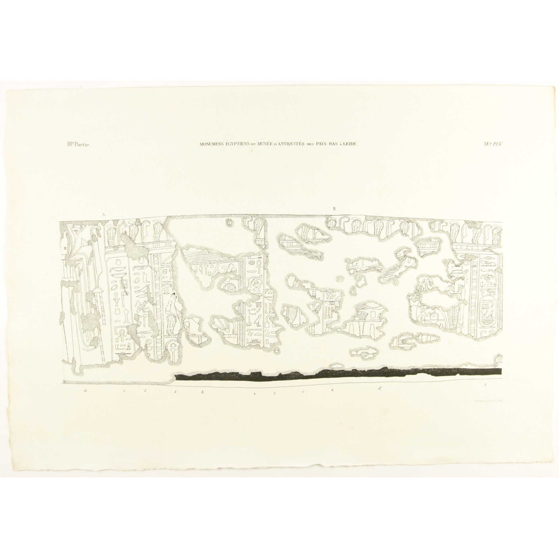 Litho van de mummiekist van Xonsotep-1