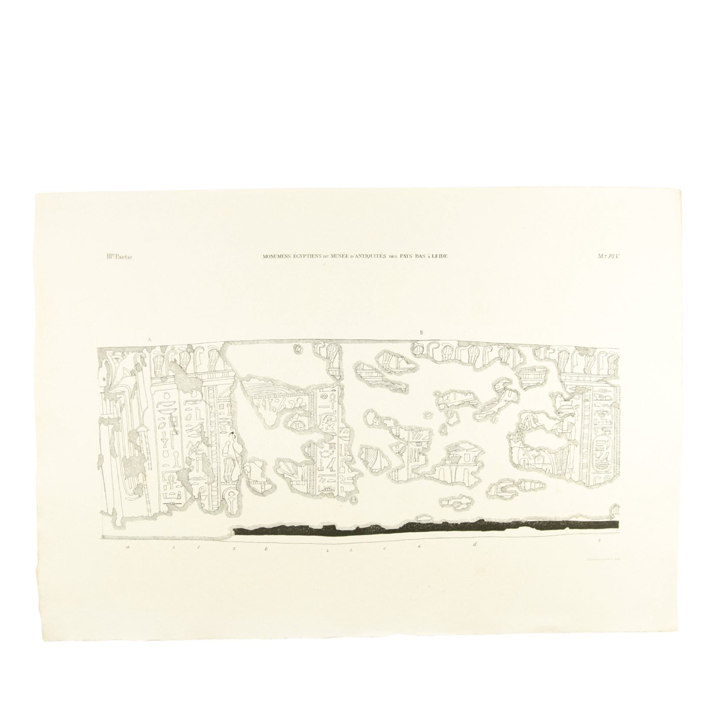 Litho van de mummiekist van Xonsotep-4