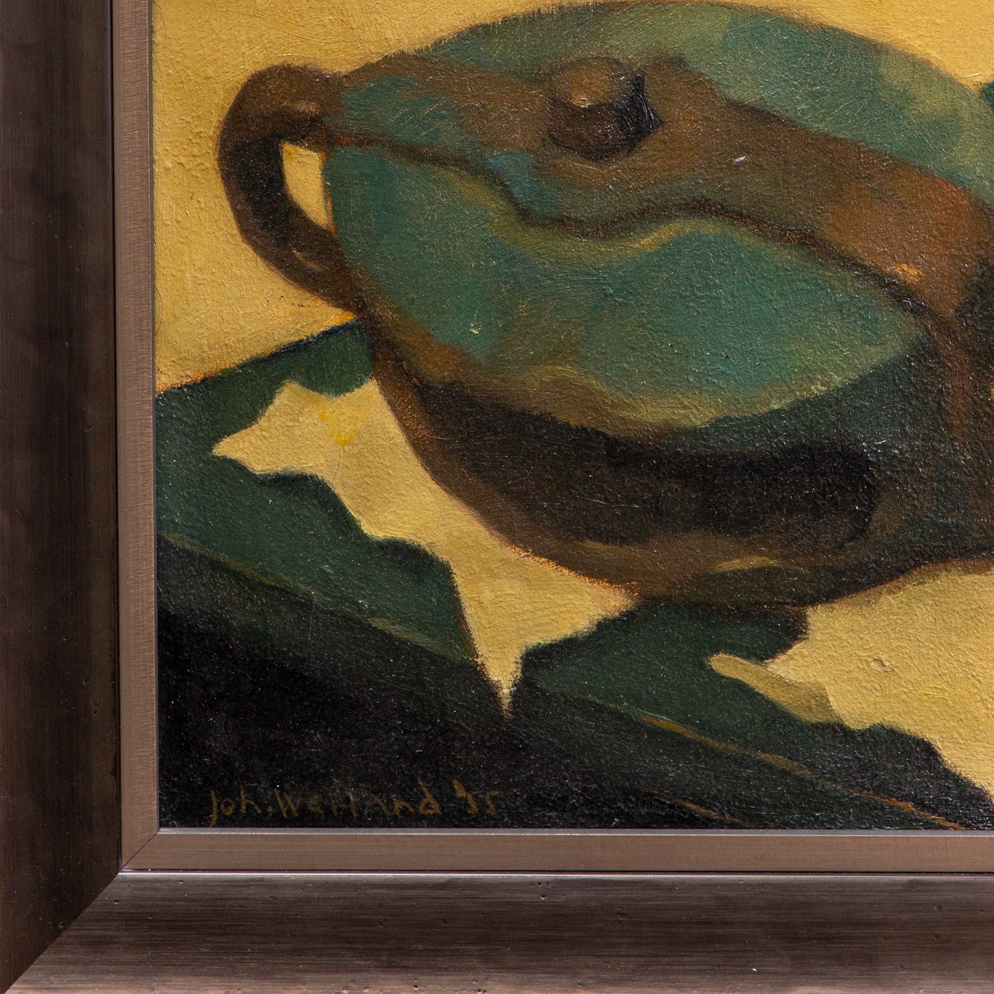 Jan Weiland, 'Stilleven met lamp'; 1955-3