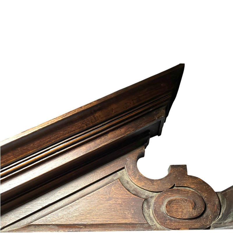 Decoratief eikenhouten element van een kast, 20e eeuw-zoom-