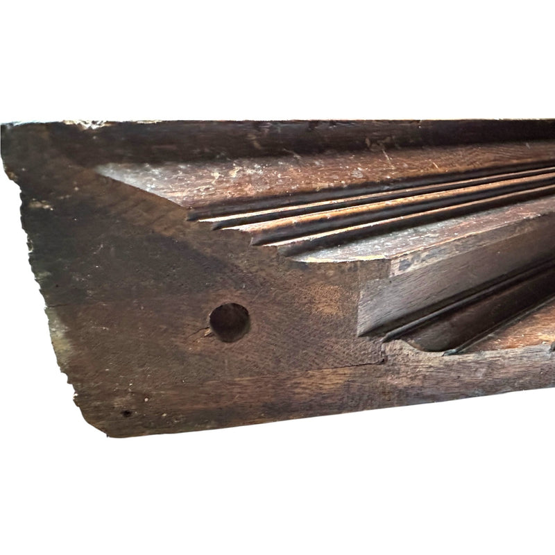 Decoratief eikenhouten element van een kast, 20e eeuw-zoom-