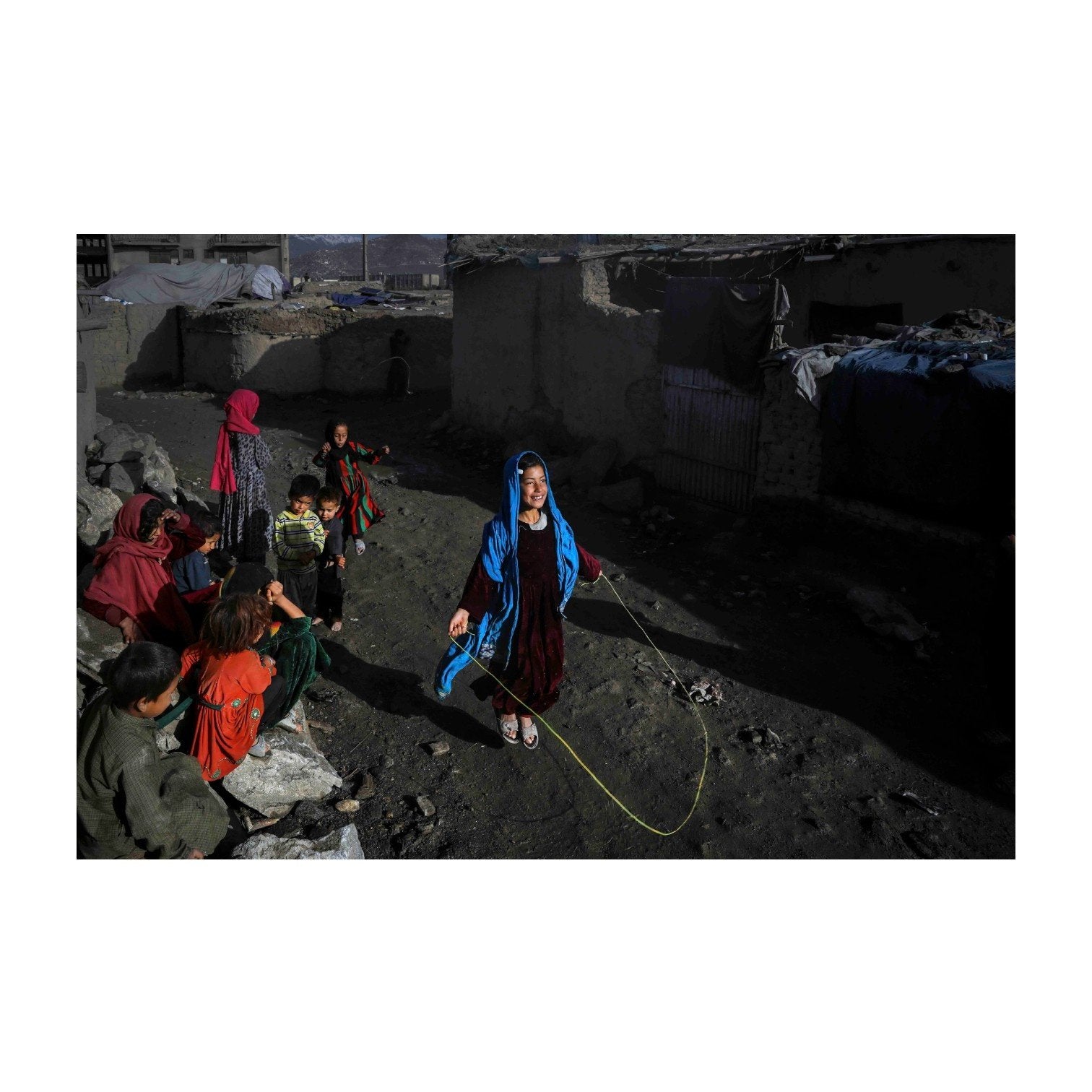 Hedayat Amid, 'Girl skipping rope', 29-4-2020-1