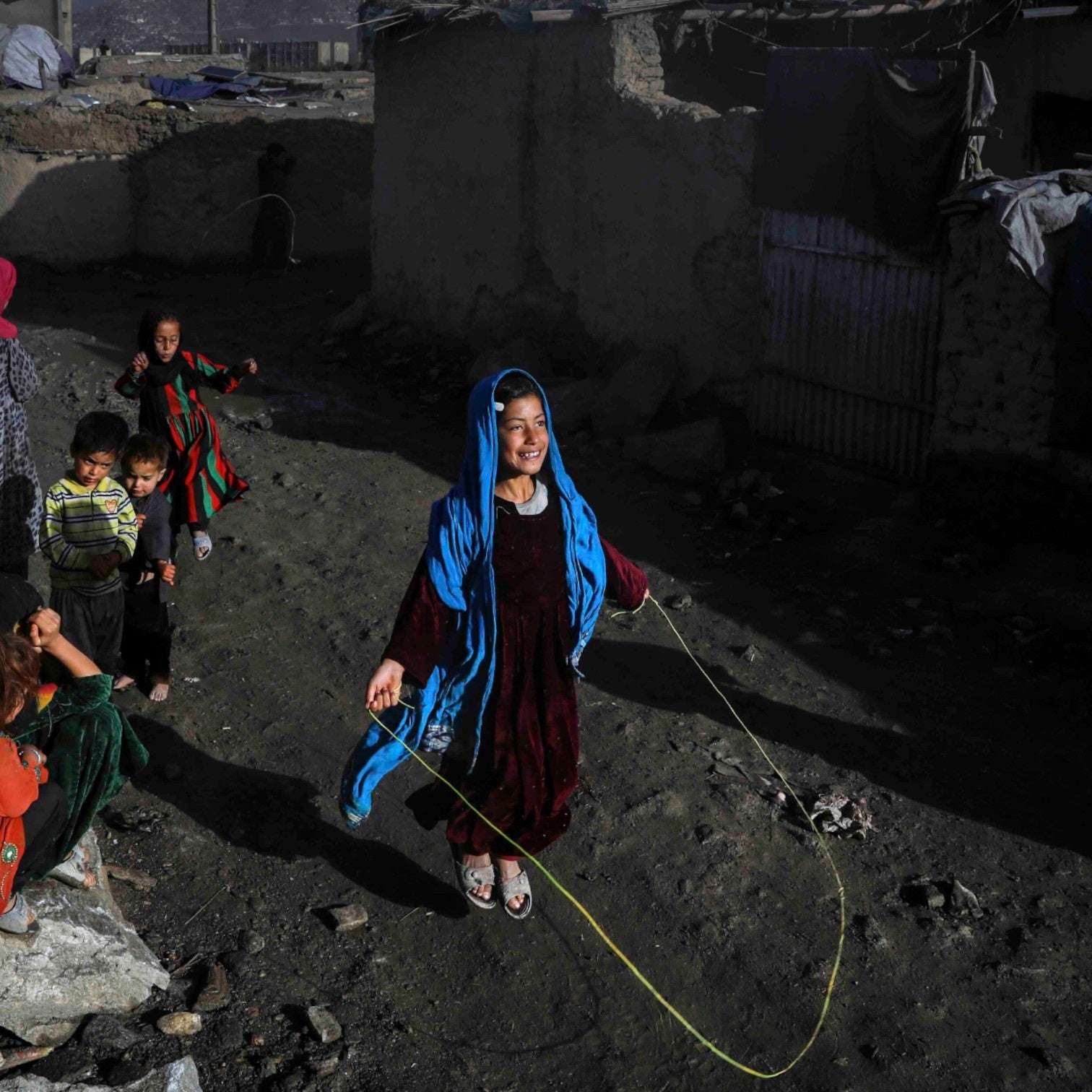 Hedayat Amid, 'Girl skipping rope', 29-4-2020-2